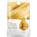 Ceara traditionala naturala cuburi cu particule de aur Depilflax Spania 1 kg, Cera Oro 5AB
